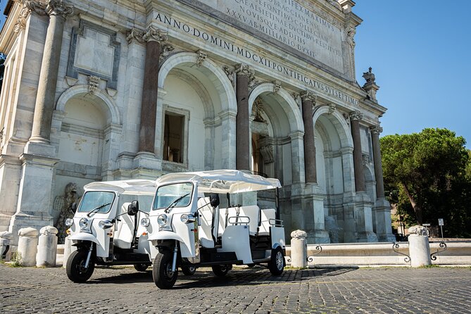 Private 2 Hour VIP Tuk Tuk Tour with Hotel Pickup and Prosecco - Aventine Hill and Giardino degli Aranci: viewpoints that actually feel calm