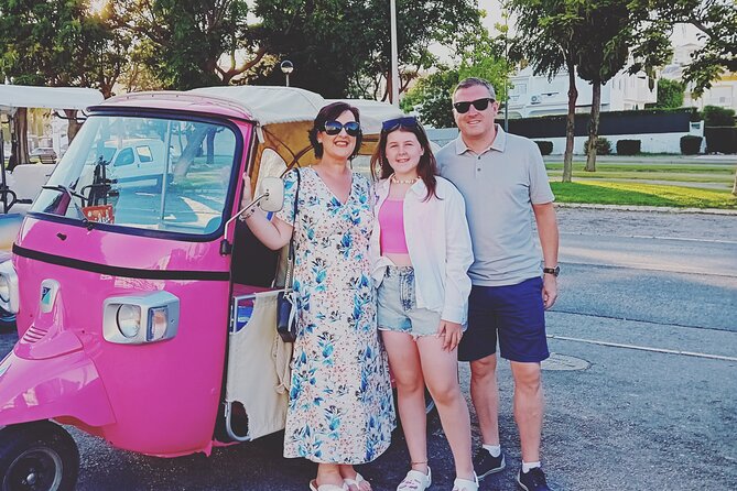 Private Albufeira Tuk Tuk Guided Tour - Albufeira Marina: boats, walks, shops, and late-night karaoke energy
