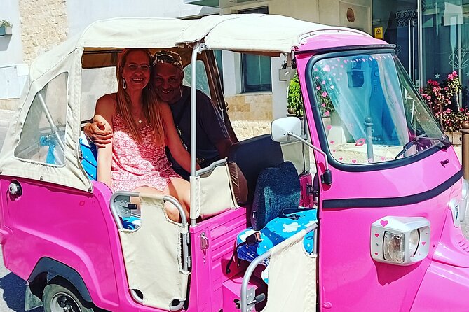 Private Albufeira Tuk Tuk Guided Tour - Pau da Bandeira Viewpoint: panoramic coast views with cliff and sea color