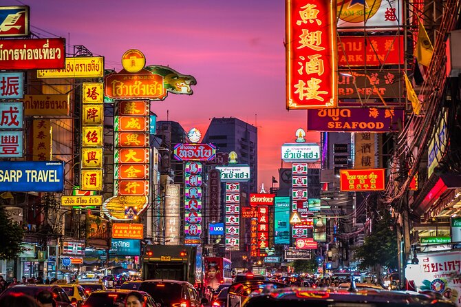 Private Bangkok Night Tour by Tuk Tuk with Dinner - Chinatown (Bangkok): Yaowarat Road Time for Real Street Flavor