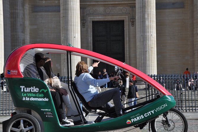 Private City-Tour by rickshaw bike in Paris: The "Saint-Germain" - Luxembourg Gardens and the Senate View