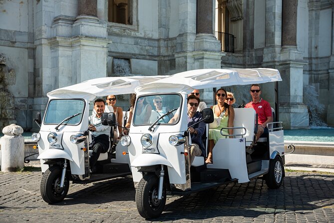 Private Electric Tuktuk Tour of Rome with Prosecco and Pickup - Key highlights worth your attention