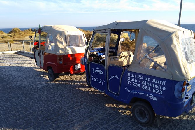 Private Guided Tuk Tuk Tour with pick-up and drop-off in Albufeira - Praia dos Arrifes: a beach stop that works even on a tight schedule