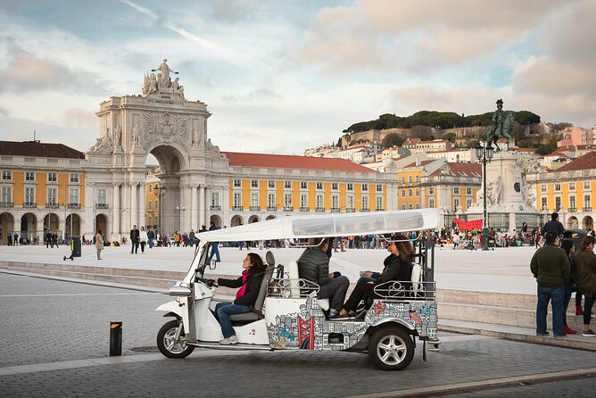 Private Half-Day Eco Tuk Tuk Tour in Lisbon - Belém landmarks: Torre de Belém photos and Jerónimos Church interior