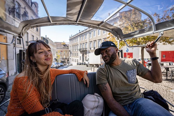 Private Lisbon Sightseeing Tuk-Tuk Tour: Alfama, Belém & More - Inside the Eco Tuk-Tuk: comfort perks and the bumpy reality