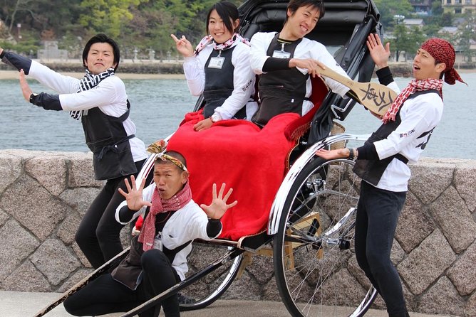 Private Miyajima Rickshaw Tour Including Itsukushima Shrine - The torii gate at low tide: access rules and renovation reality
