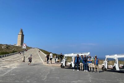 Private PREMIUM Tour EN Tuk tuk A Coruña - Port and City Vieja Walls: San Antón, the Control Tower, and Defense-Era A Coruña