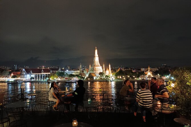 Private Tour : Bangkok Night Private Tuk Tuk Tour and Street food - Wat Ratchanadda and the Loha Prasat skyline moment