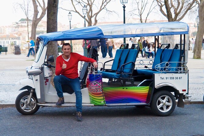 Private Tour Through Lisbon Half Day Experience by Tuk tuk - Avenida da Liberdade to the 1640 independence story