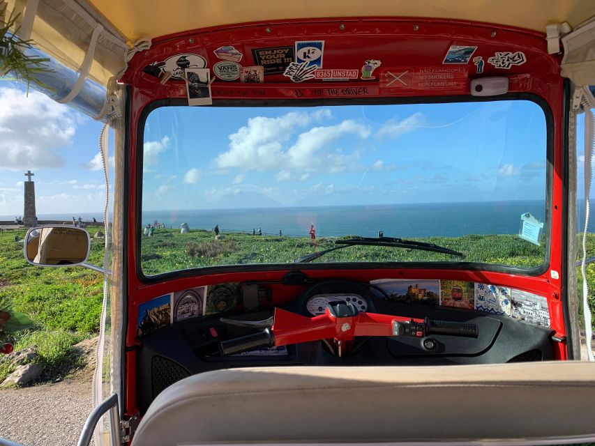 Private Tuk Tuk Tour in Sintra and Coast - Pena Palace viewpoint: the colorful crown of Serra de Sintra