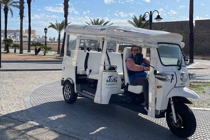 Private VIP Tour in Tuk Tuk Cadiz - Getting started at Muelle Alfonso XIII: port views and old-fort context