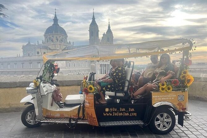 Privately Guided Panoramic Tour in Yellow Tuk Tuk from Madrid - The Route Makes Sense: Old Madrid, New Madrid, and Team Colors