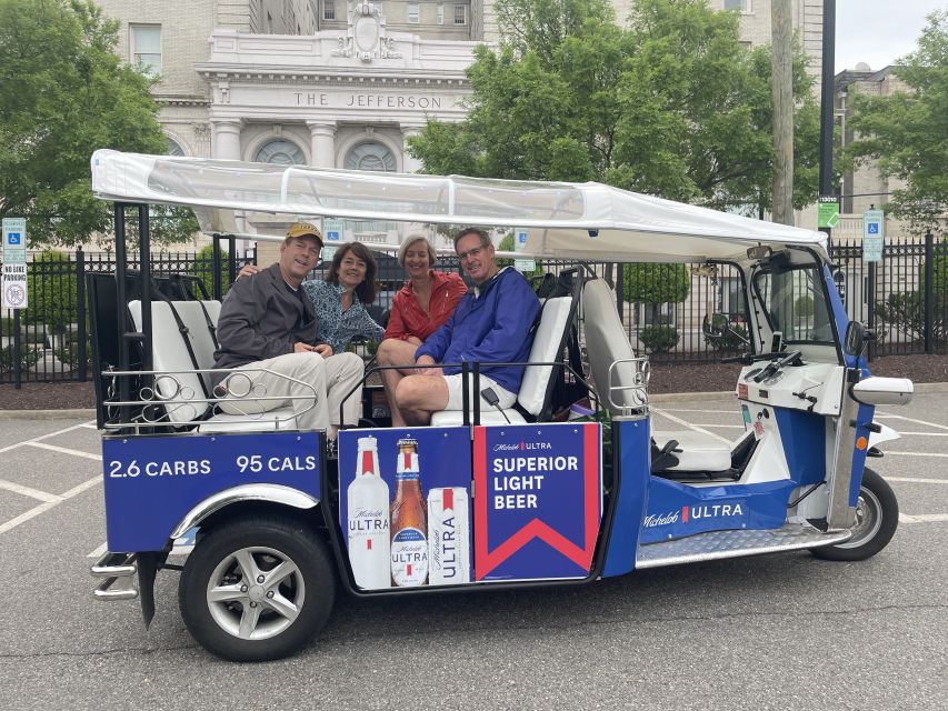 Richmond: Private City Tour by Tuk Tuk - Monument Avenue to Virginia Museum of Fine Arts: start strong with a real pause
