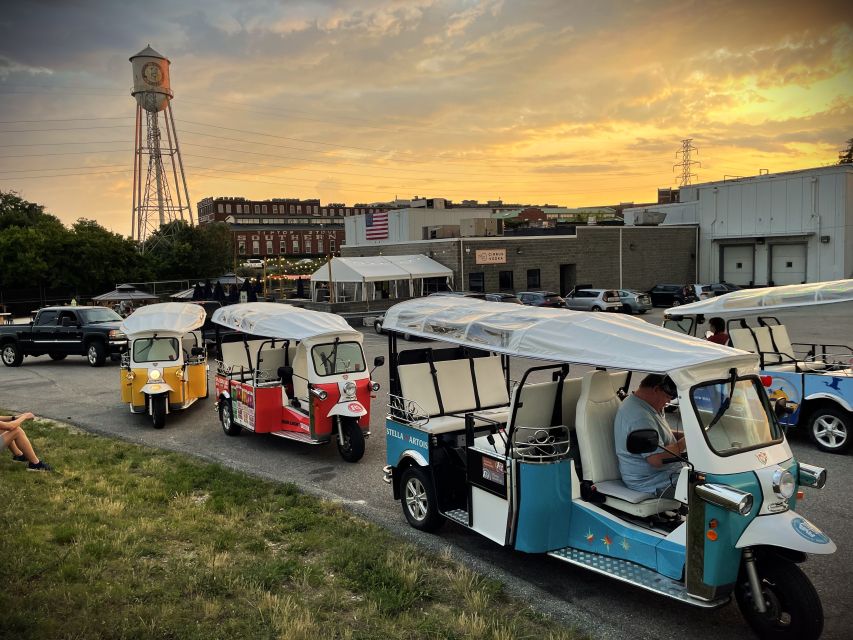 Richmond: Private City Tour by Tuk Tuk - Carytown drive-through: the bohemian shopping district vibe in minutes