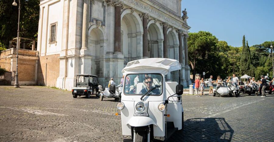 Rome: 2-Hour Vip Tuk-tuk tour with Hotel Pickup and Prosecco - What the Ride Feels Like: Bumpy Streets, Roofed Comfort, and Safety
