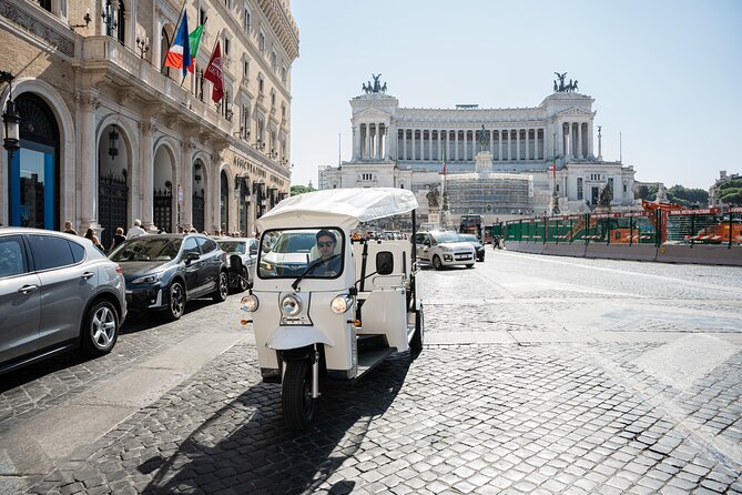 Rome 2h Tuk-tuk Tour with Prosecco & Hidden Gems - Terme di Caracalla: Roman Baths Without the Big-Day Commitment