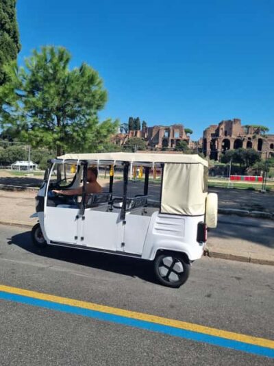 Rome: Electric Tuk-Tuk photo experience with driver - Colosseum Photo Stop: Getting Close Without Losing Your Day