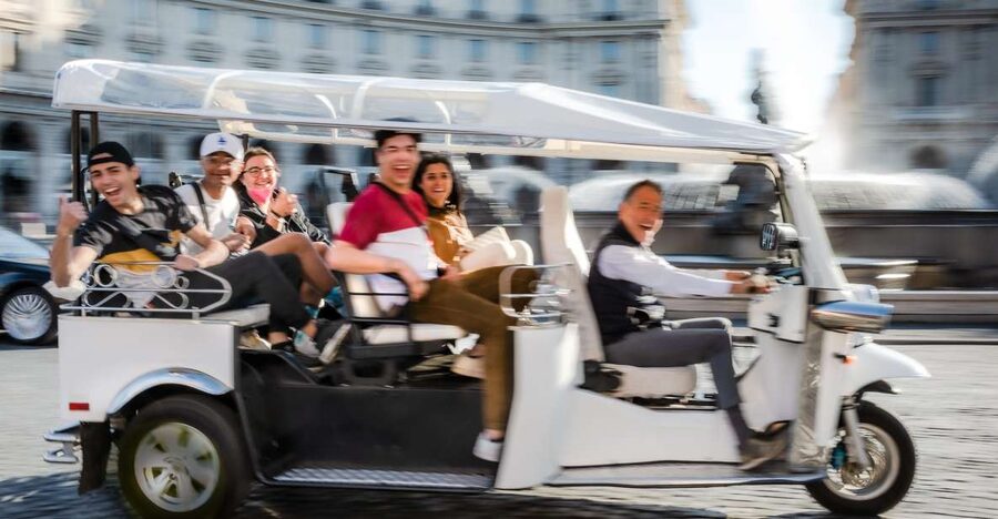 Rome: Private City Tour by Electric Tuk Tuk - Colosseum-area storytelling: seeing Rome’s power in motion