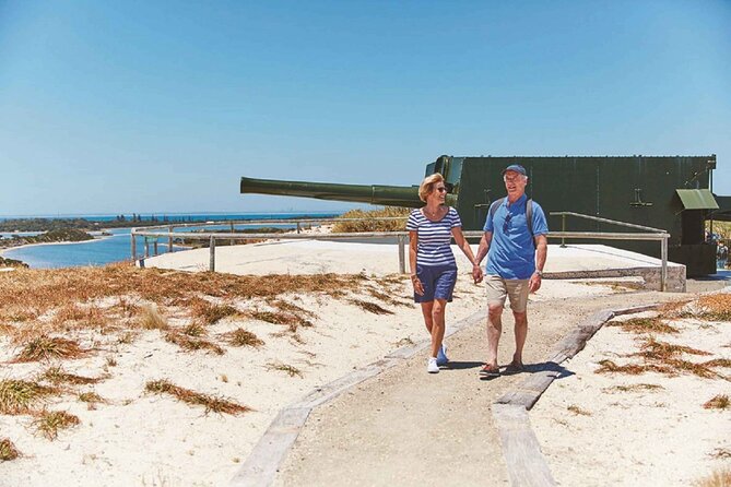 Rottnest Island 90-minute E-Rickshaw Adventure with Tour Guide - Oliver Hill Battery: WWII Guns and Ocean Views