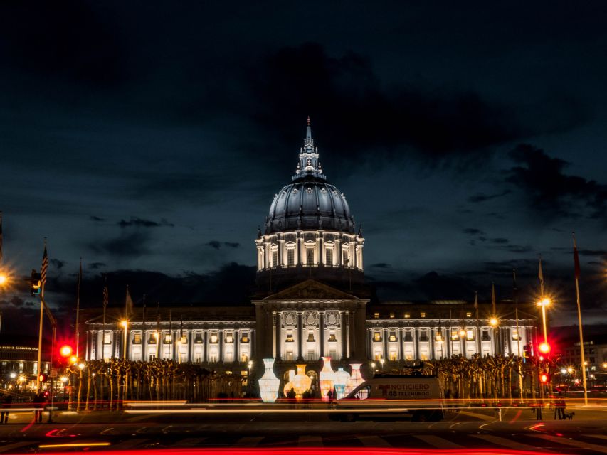 San Francisco: 2-Hour Private Tuk Tuk Night Tour - Palace of Fine Arts, Union Square, and Civic Center icons