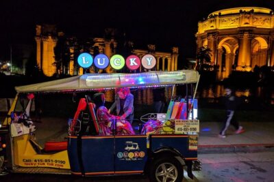 San Francisco Afternoon or Sunset Private Tour - Lucky Tuk Tuk - Where you meet and how to prep for a night ride