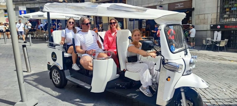 "See Madrid Differently: A Premium Private Tuk Tuk Ride" - Key things to know before you ride