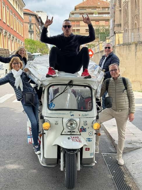 "See Madrid Differently: A Premium Private Tuk Tuk Ride" - Old Madrid highlights: Plaza Mayor, San Miguel area, and La Latina