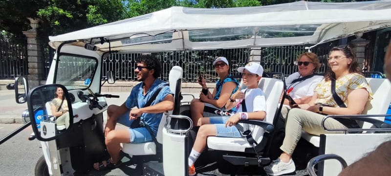 "See Madrid Differently: A Premium Private Tuk Tuk Ride" - How long should you book: 30 minutes, 60 minutes, or 3 hours?