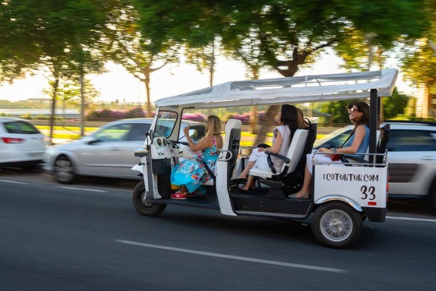 Seville: Private City Tour by Eco Tuk Tuk - Where you start at APK2 Arjona: how to avoid the usual confusion