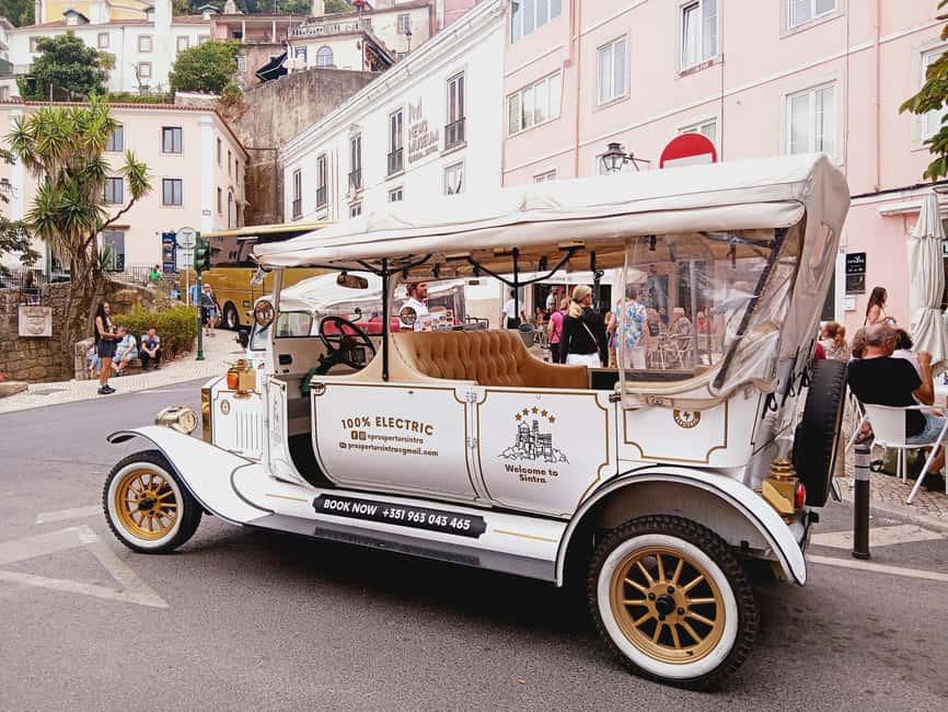 Sintra: Mountain tour by vintage TukTuk - Stop 2: National Palace of Sintra—quick orientation and classic palace views