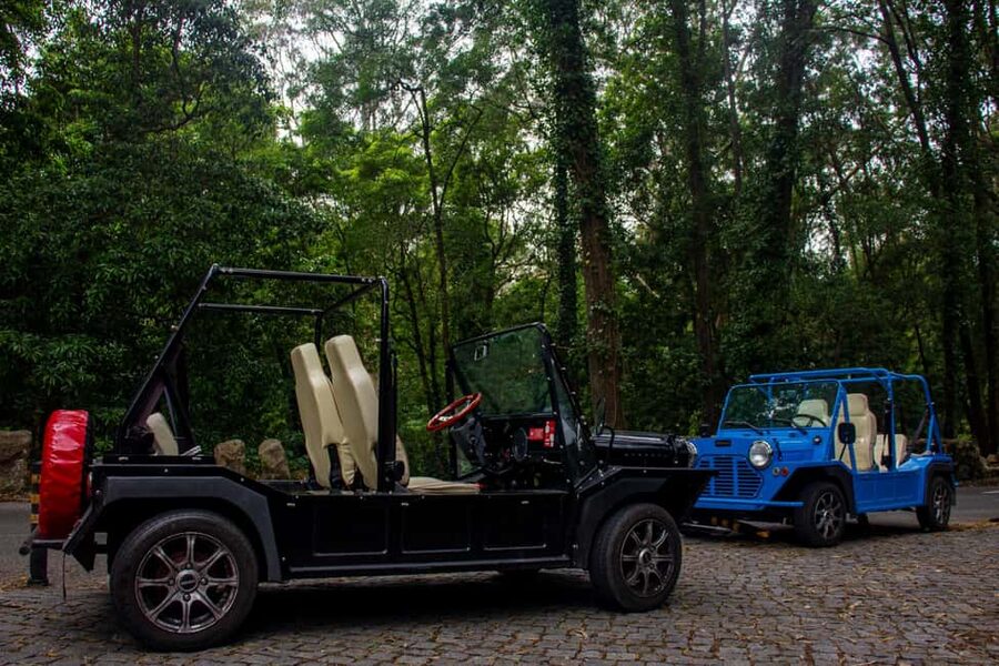 Sintra: Vintage electric Tuk Tuk tour, Pena Palace 4/5 hours - The first photo-stop circuit: Sintra Palace, Biester Palace, and Castle of the Moors