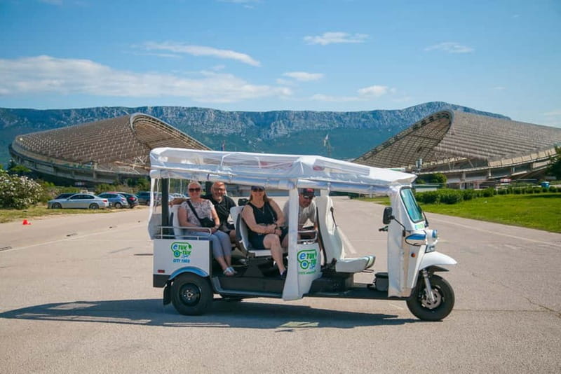 Split: Top City Highlights Electric Tuk-Tuk Tour - Where you start: St. Frane church, then Riva Harbor for fast orientation