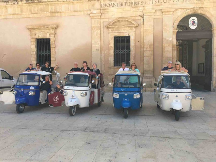 Syracuse: Private Tour of Ortygia on a Tuk Tuk - Ape Calessino rides: why this tuk tuk style works in Ortigia