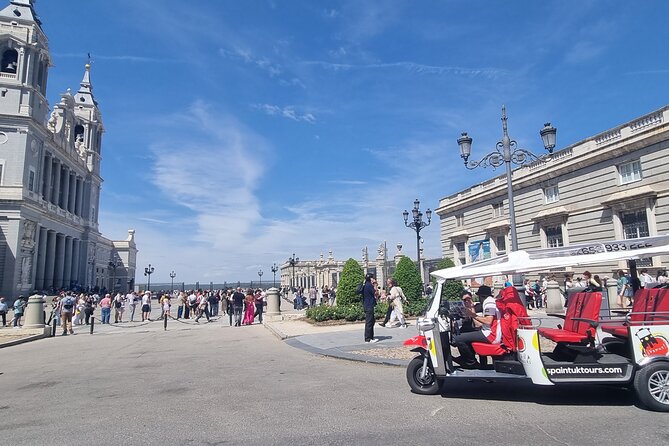 Tour Madrid in 2 hours! Electric Tuk - Fast, Fun, and Exclusive - Key highlights you’ll actually feel in 2 hours