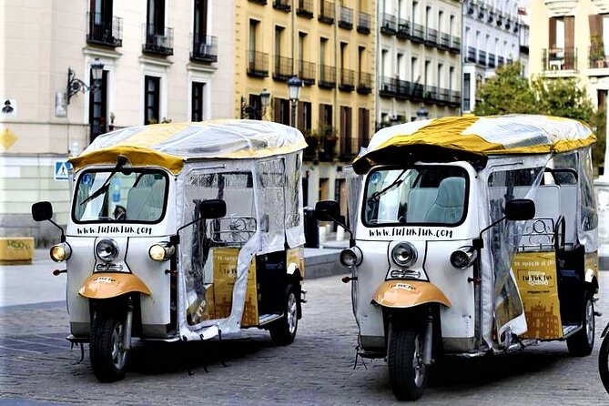 Tour of Historic and Modern Madrid with a guide in a yellow tuk tuk - Price and value: what $49.48 buys you in real terms