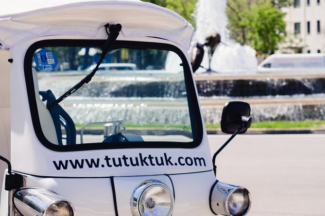 Tour of Historic and Modern Madrid with a guide in a yellow tuk tuk - Madrid Cathedral and the old-core feel you can actually grasp