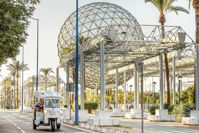 Tour Welcome Seville with Local Guide in Eco Tuk Tuk Private - Triana Bridge and market-side Seville (Isabel II Bridge)