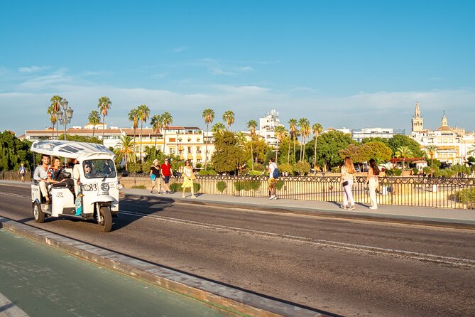 Tour Welcome Seville with Local Guide in Eco Tuk Tuk Private - San Telmo Palace: a baroque building with administrative weight