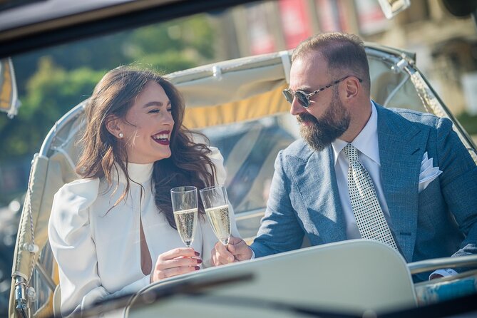 Tuk Tuk Bucharest Romantic Tour with miniBAR - Bucharest Fountains on Union Boulevard: a scenic reset