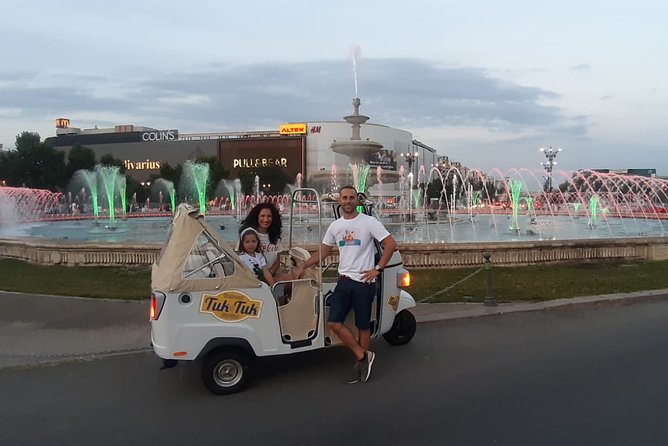 Tuk Tuk Bucharest Tour - Unique Experience in town! - Bucharest fountains, Victoria Palace, and the shift toward the modern city