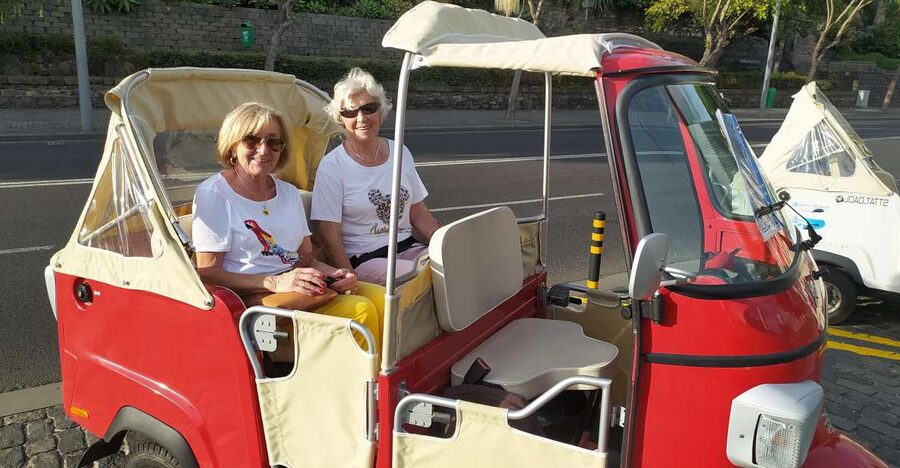 Tuk Tuk Funchal City - Madeira Island - Old Town Highlights: Zarco Statue, Market, Town Hall, and Cathedral