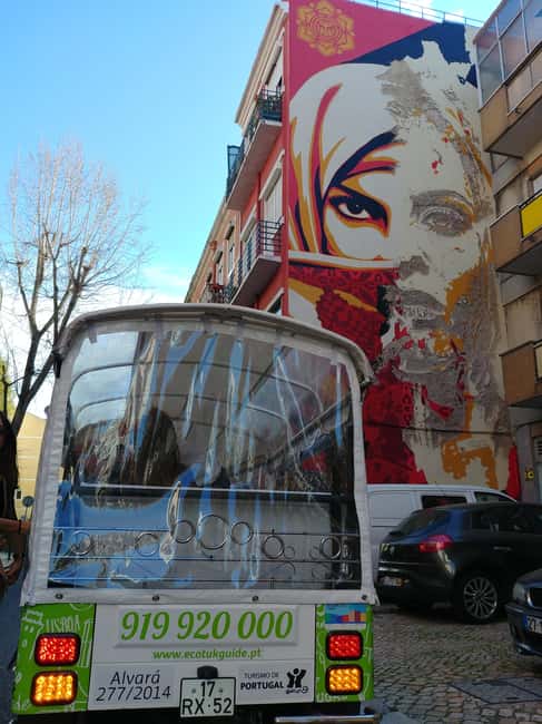 Tuk Tuk Lisbon: Street Art 2-Hour - The ride setup that makes the tour actually work in real weather