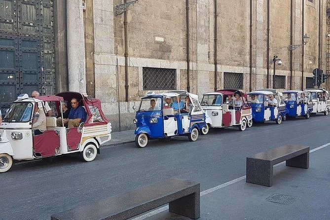 Tuk tuk ride, ape car - Piazza Pretoria and Quattro Canti: fast but unforgettable