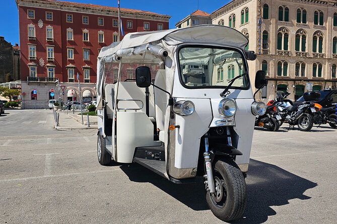 TUK TUK Split Sightseeing Adventures - Stop 5: Teraca Vidilica Viewpoint Above Split’s Old Town