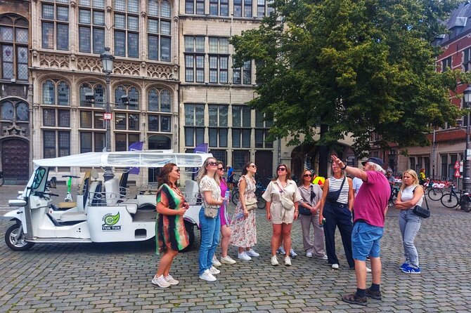 TukTuk Tour through historic Antwerp 2.5h - MAS on the Eilandje: port pavilion, Felix warehouse, and the longest stop