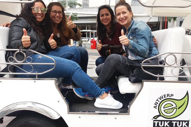 TukTuk Tour through historic Antwerp 2.5h - Price and value: what you’re paying for