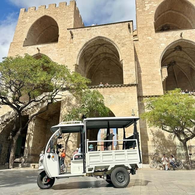Valencia: Full Tuk Tuk Tour 2H - Palace of Music Valencia and Carrer de Colón: Modernism and a Local Shopping Stroll