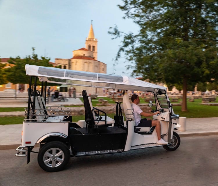 Zadar: Panorama Eco Tuk Tuk Tour - Greeting to the Sun at dusk: photo stop, but don’t rush it