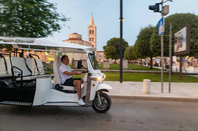 Zadar: Sunset Eco Tuk Tuk Tour - Sea Organ: where the waves become the music